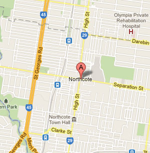 Northcote Map